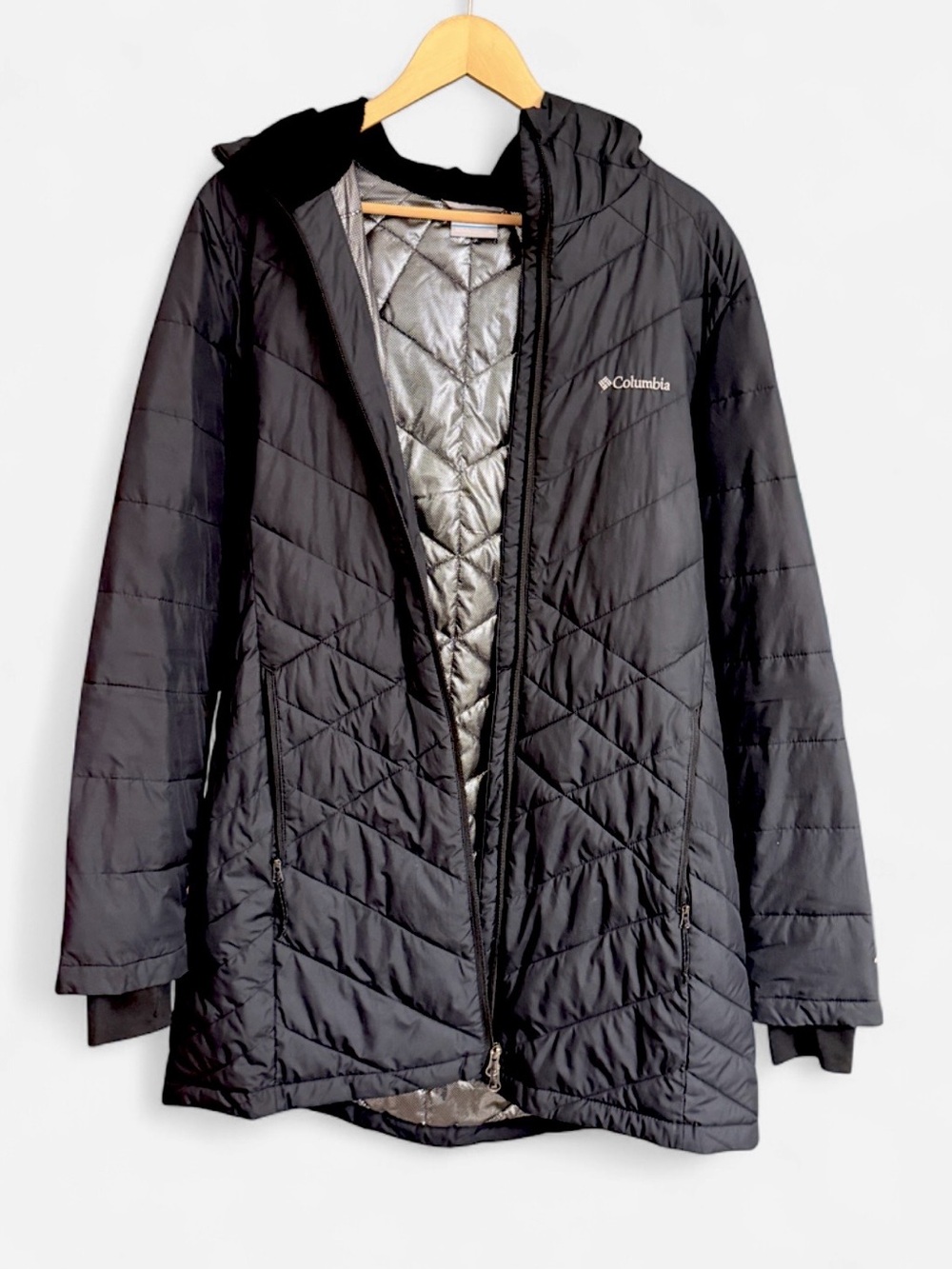 Columbia Women's Insulated Heavenly Long Hooded Jacket